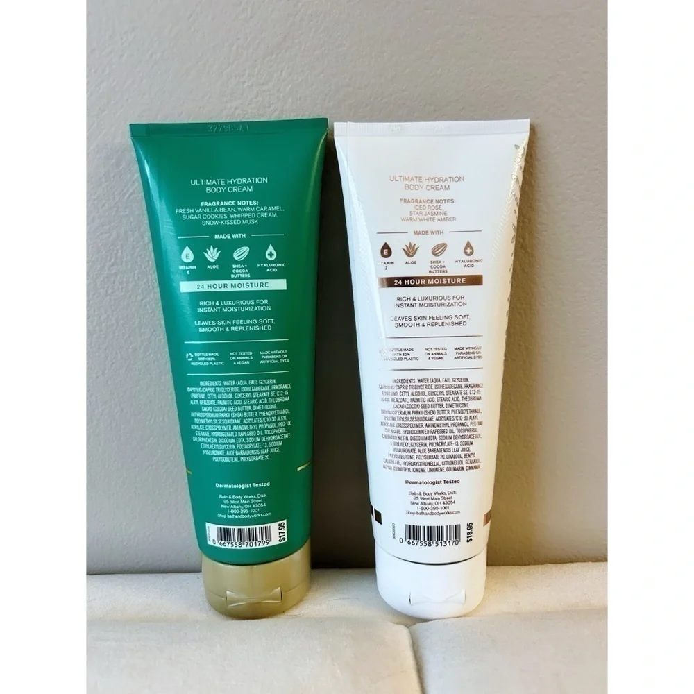 Bath & Body Work Lotion Bundle with Vanilla Bean Noel/Pure Wonder